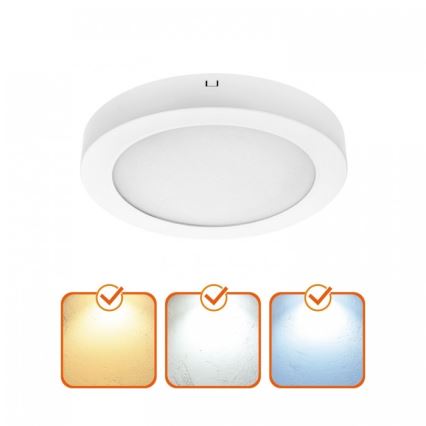 LED-Deckenleuchte SIGARO LED/24W/230V 3000/4000/6500K Ø 22 cm weiß