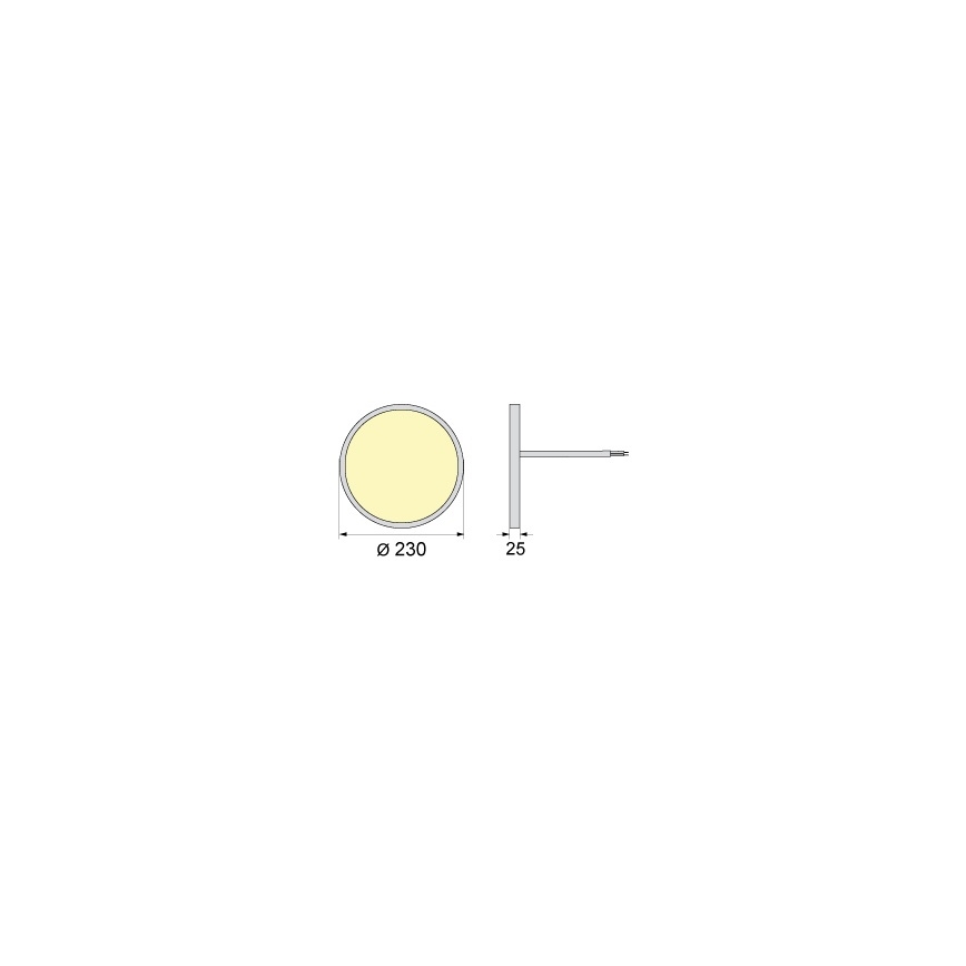 LED-Deckenleuchte SIMEN LED/18W/230V 4000K IP40 Ø 23 cm weiß UGR19
