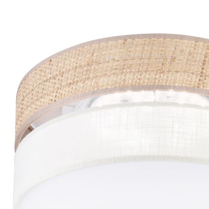LED-Deckenleuchte SIRJA BOHO, 20 W, 230 V, 4000 K, Ø 35 cm, beige/creme