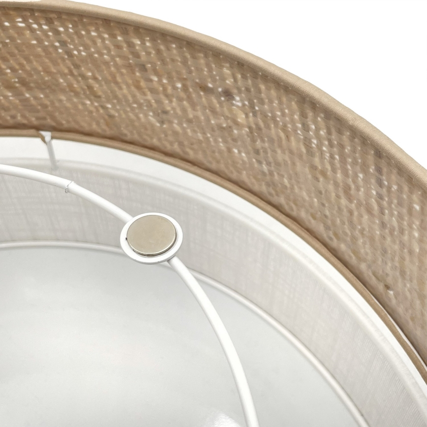 LED-Deckenleuchte SIRJA BOHO LED/20W/230V 4000K Ø 35 cm beige/weiß