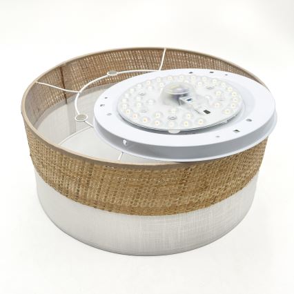 LED-Deckenleuchte SIRJA BOHO LED/20W/230V 4000K Ø 35 cm beige/weiß