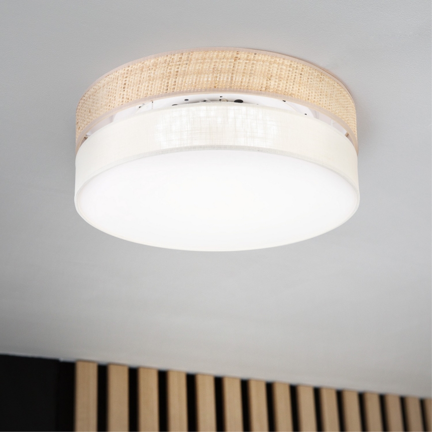 LED-Deckenleuchte SIRJA BOHO LED/36W/230V 4000K Ø 45 cm beige/creme