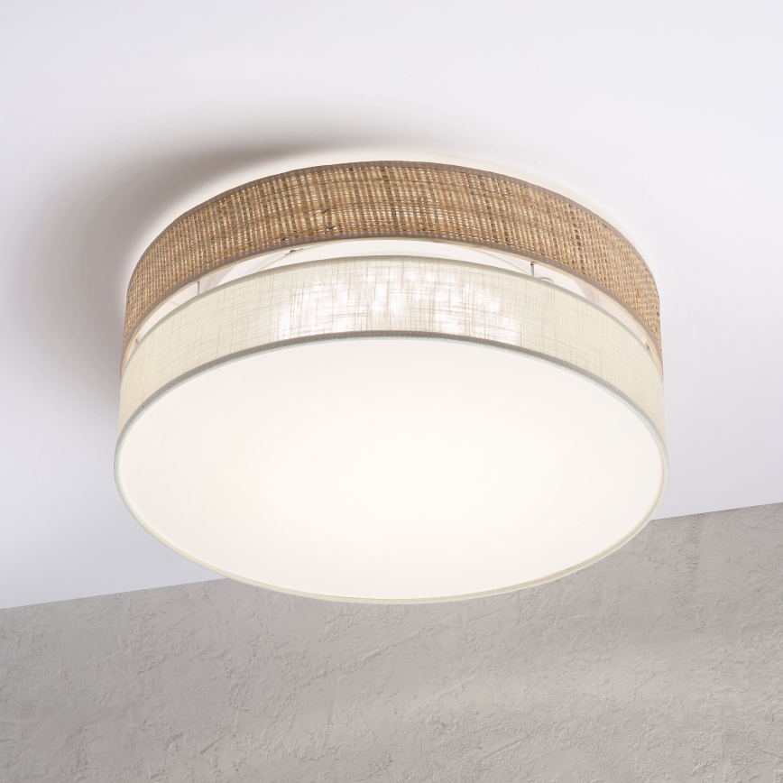 LED-Deckenleuchte SIRJA BOHO LED/36W/230V 4000K Ø 45 cm beige/creme