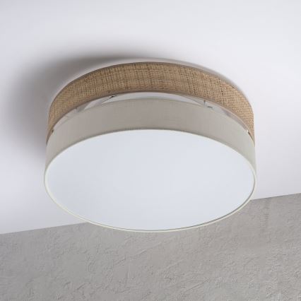 LED-Deckenleuchte SIRJA BOHO LED/36W/230V 4000K Ø 45 cm beige/creme