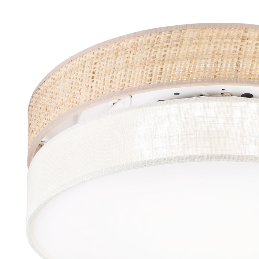 LED-Deckenleuchte SIRJA BOHO LED/36W/230V 4000K Ø 45 cm beige/creme