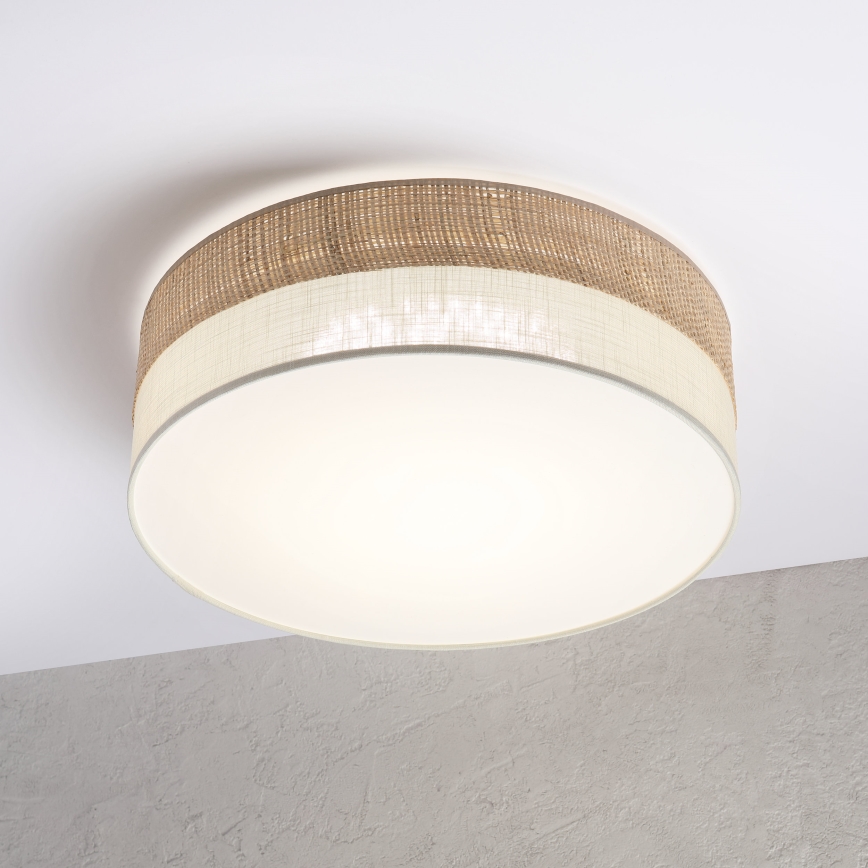 LED-Deckenleuchte SIRJA BOHO LED/36W/230V 4000K Ø 45 cm beige/creme