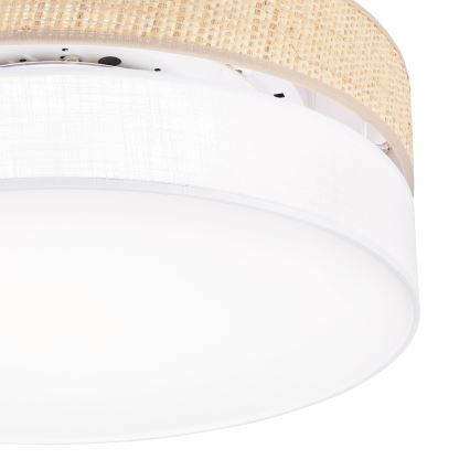 LED-Deckenleuchte SIRJA BOHO LED/36W/230V 4000K Ø 45 cm beige/weiß