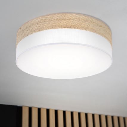 LED-Deckenleuchte SIRJA BOHO LED/36W/230V 4000K Ø 45 cm beige/weiß