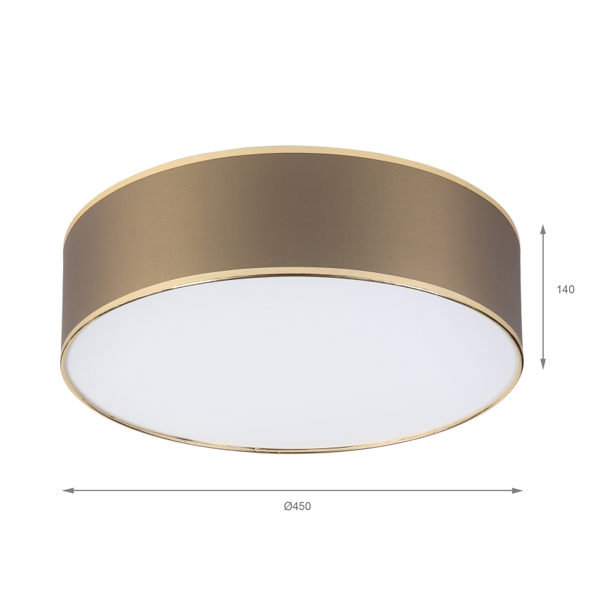 LED-Deckenleuchte SIRJA LED/36W/230V 4000K Ø 45 cm braun/gold