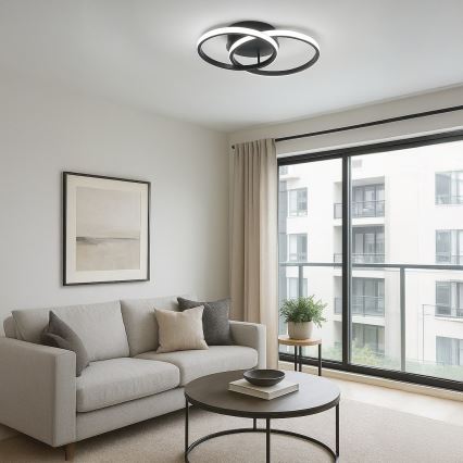 LED Deckenleuchte TITANO LED/12W/230V schwarz