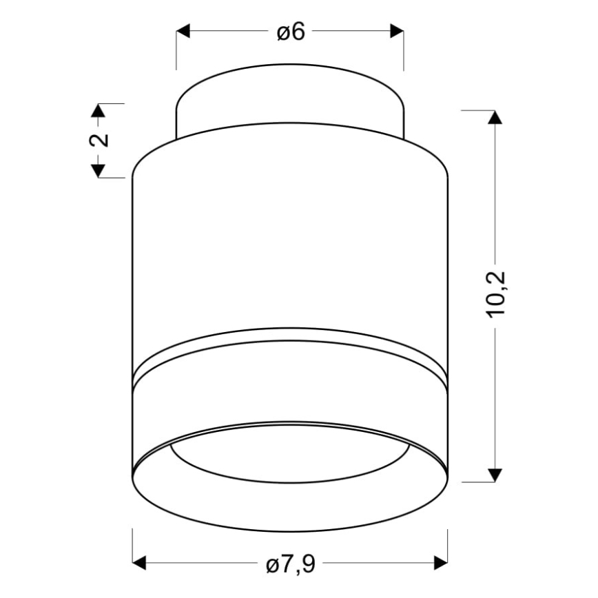 LED Deckenleuchte TUBA LED/12W/230V