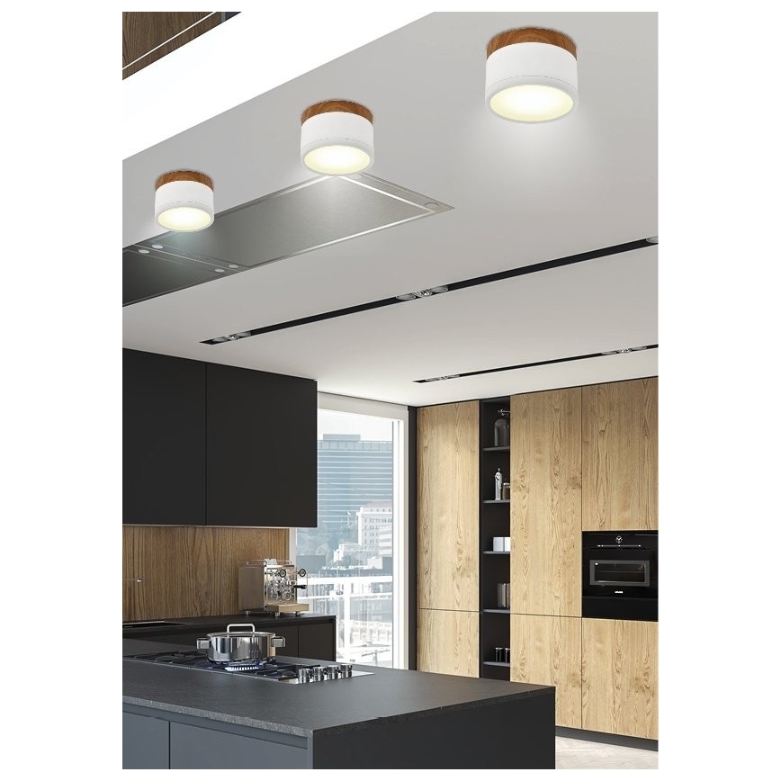 LED Deckenleuchte TUBA LED/9W/230V weiß/beige