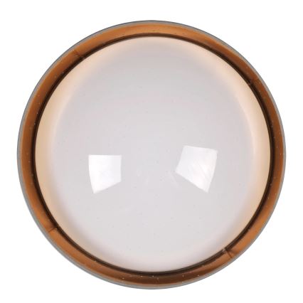 LED-Deckenleuchte TULUZA LED/24W/230V d 40 cm braun