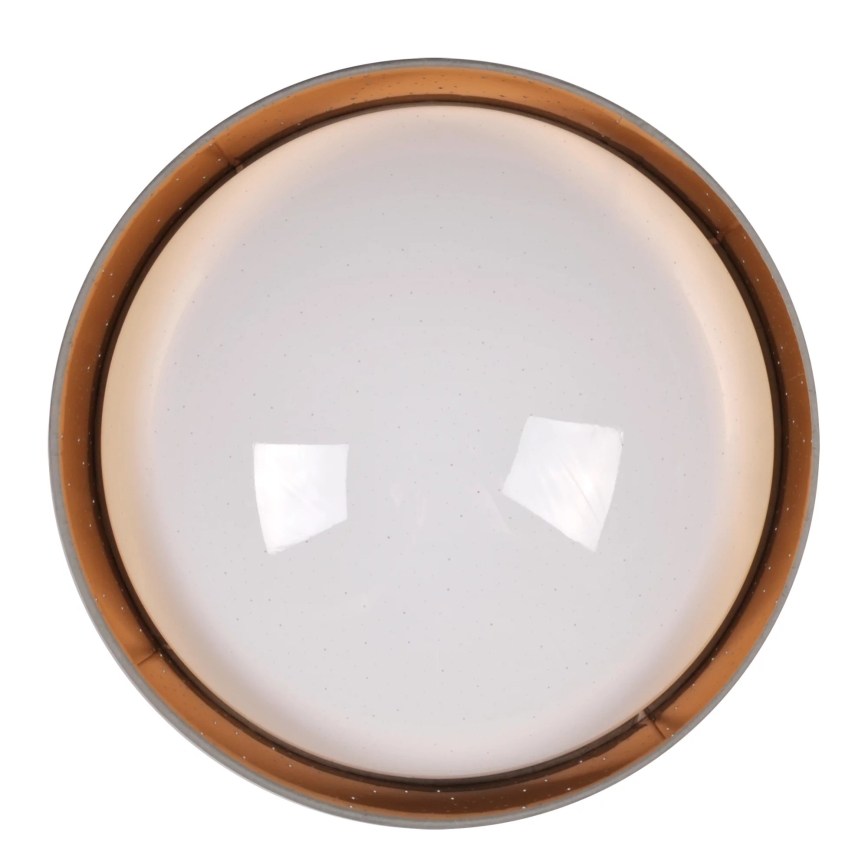 LED-Deckenleuchte TULUZA LED/24W/230V d 40 cm braun