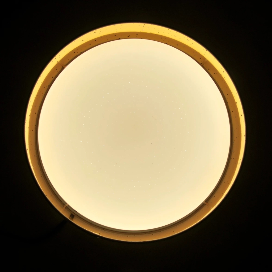 LED-Deckenleuchte TULUZA LED/24W/230V d 40 cm braun