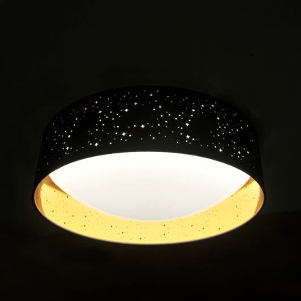LED-Deckenleuchte TULUZA LED/24W/230V d 40 cm schwarz