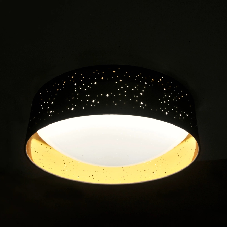 LED-Deckenleuchte TULUZA LED/24W/230V d 40 cm schwarz