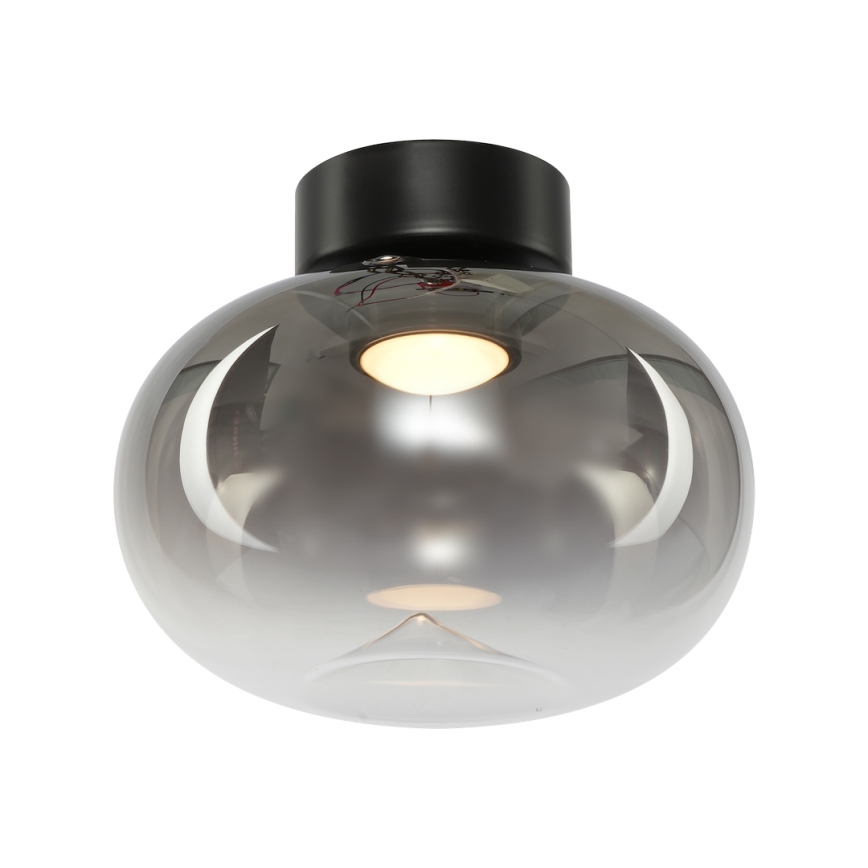 LED-Deckenleuchte VASO LED/4W/230V d 18 cm rauchig