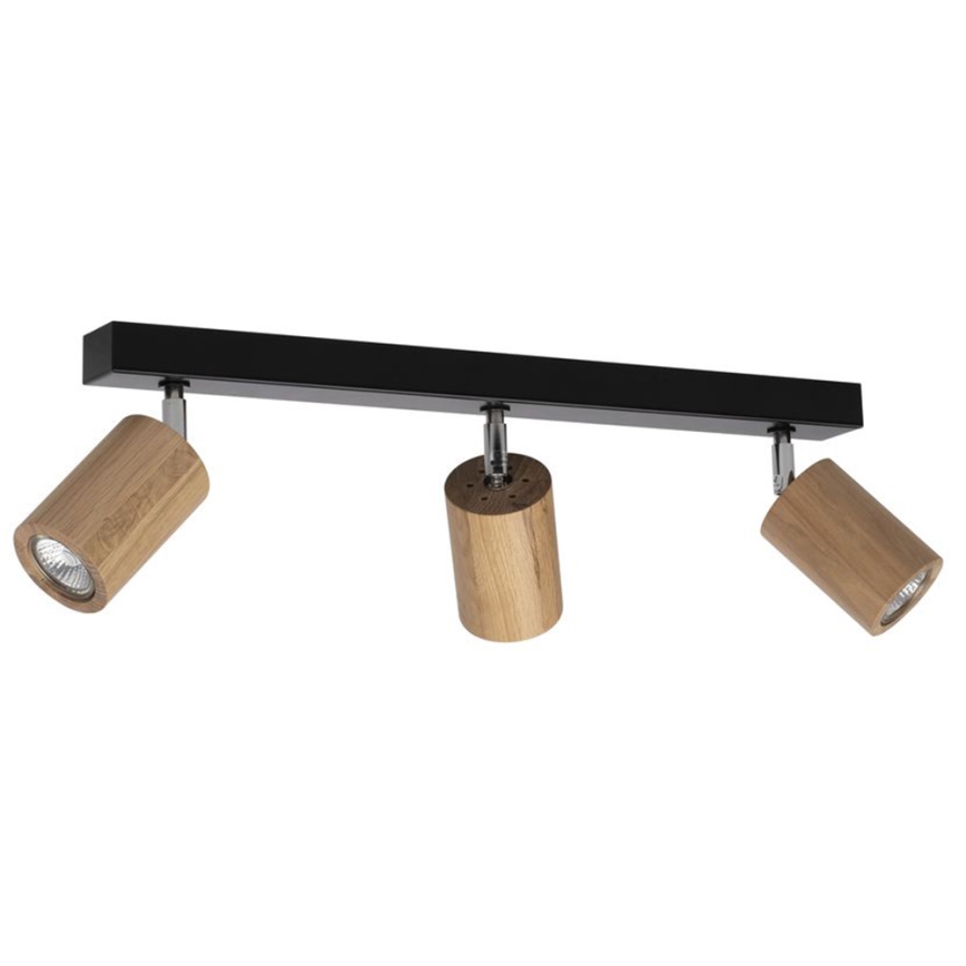 LED-Deckenstrahler MATTI 3xGU10/5W/230V Eiche