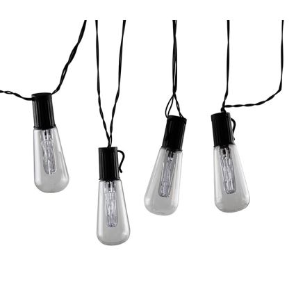 LED Dekorations-Lichterkette EDISON 2,65 m 10xLED/2xAA