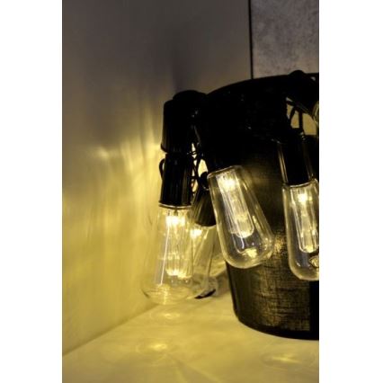 LED Dekorations-Lichterkette EDISON 2,65 m 10xLED/2xAA