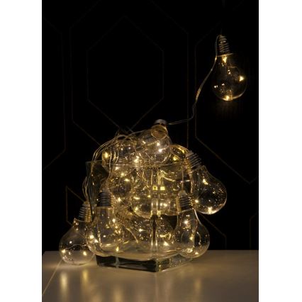 LED Dekorationskette SMOLDER 5,3 m 20xLED/2,7W/230V