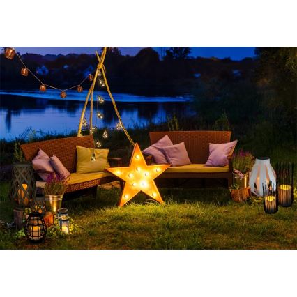 LED Dekorationskette SMOLDER 5,3 m 20xLED/2,7W/230V