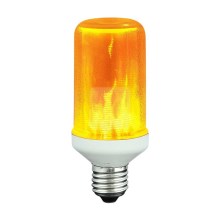 LED Dekorative Glühbirne FLAME T60 E27/3W/230V