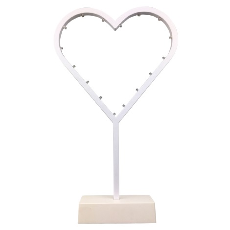 LED Dekorative Tischlampe HEART LED/2xAA