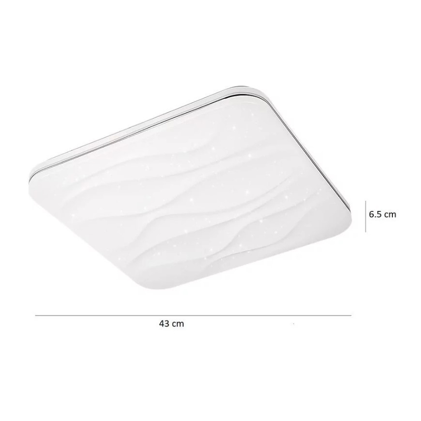 LED dimmbare Deckenleuchte DESERT LED/72W/230V + Fernbedienung