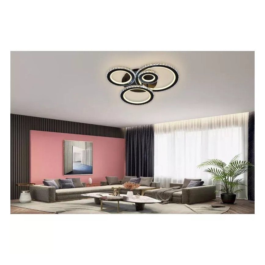 LED Dimmbarer Deckenleuchter LED/120W/230V 3000-6500K + Fernbedienung