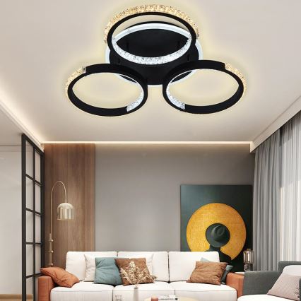 LED Dimmbarer Deckenleuchter LED/60W/230V 3000-6500K + Fernbedienung