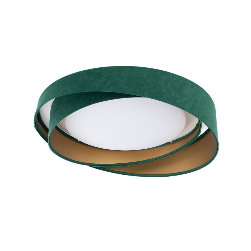 LED-dimmbare Deckenleuchte SMART GALAXY MODERN LED/24W/230V 3000-6500K Ø 55 cm grün/gold + Fernbedienung