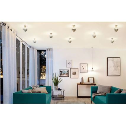 LED-Dimmbar Glühbirne mit Spiegelkappe GLOBE E27/6,5W/230V - Paulmann 28673