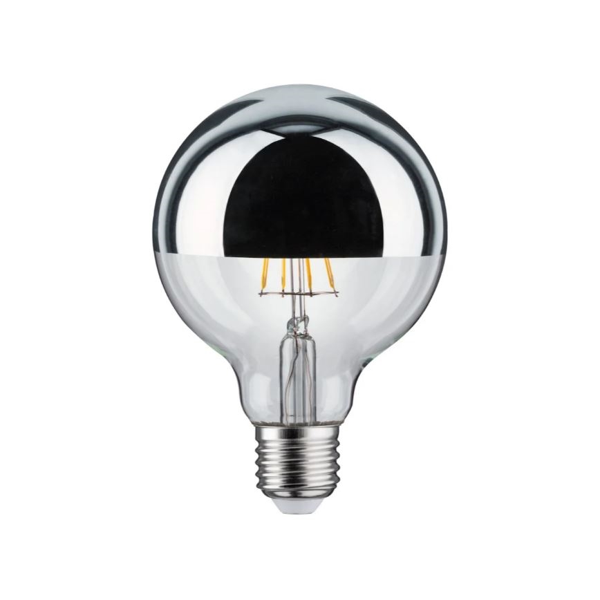 LED-Dimmbar Glühbirne mit Spiegelkappe GLOBE E27/6,5W/230V - Paulmann 28673