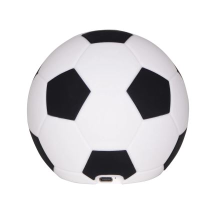 LED-Dimmbares Kinder-Touch-Licht FOOTBALL LED/2W/5V USB 1200 mAh weiß/schwarz
