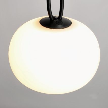LED-dimmbare, wiederaufladbare Außenleuchte VENEZIA LED/1,5W/5V 2500K IP54 2600 mAh schwarz