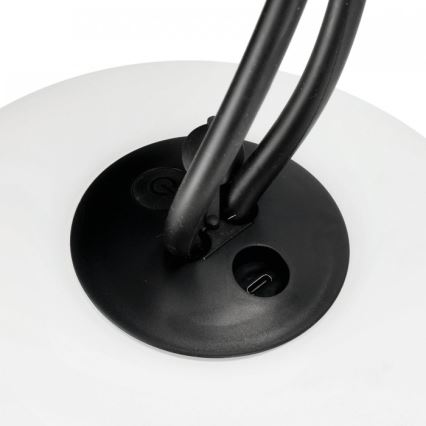 LED-dimmbare, wiederaufladbare Außenleuchte VENEZIA LED/1,5W/5V 2500K IP54 2600 mAh schwarz