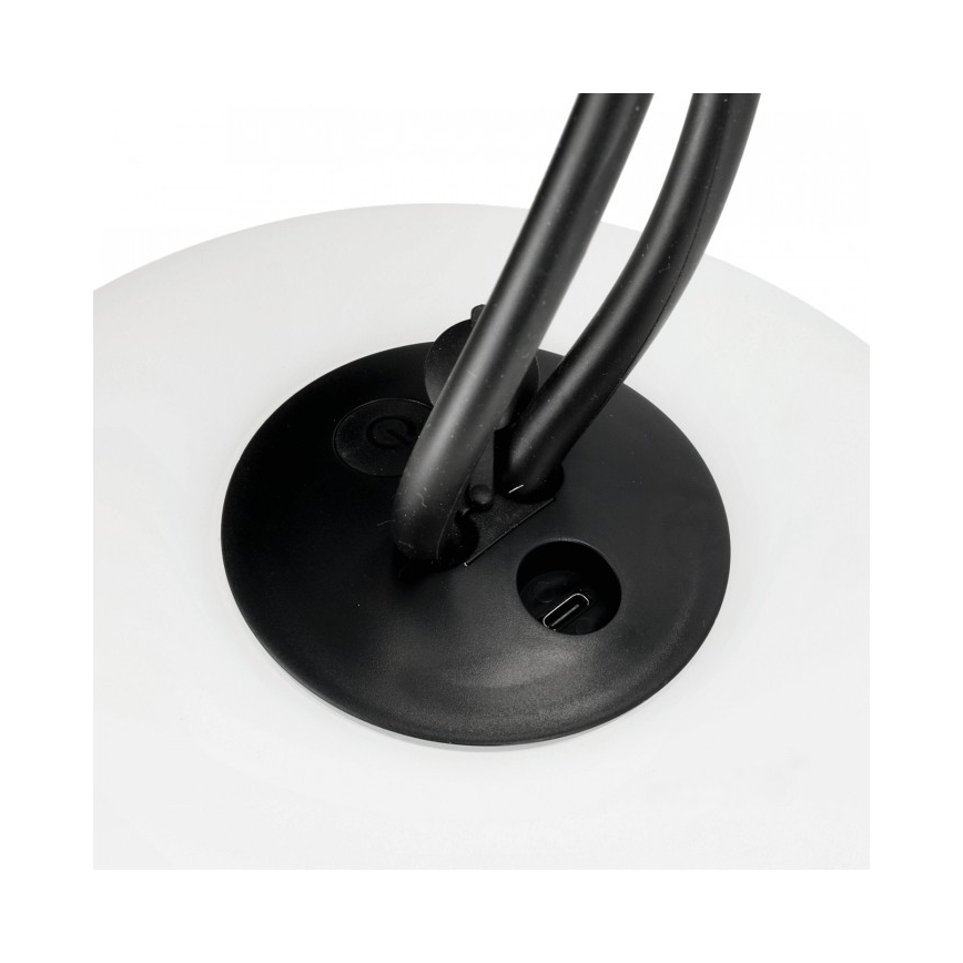 LED-dimmbare, wiederaufladbare Außenleuchte VENEZIA LED/1,5W/5V 2500K IP54 2600 mAh schwarz