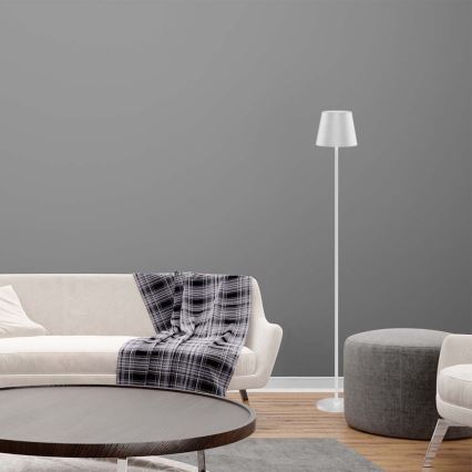 LED dimmbare wiederaufladbare Stehlampe 3in1 LED/4W/5V 4400 mAh 3000K IP54 weiß