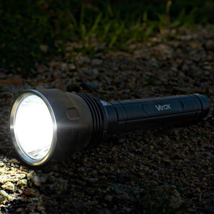 LED Dimmbares wiederaufladbares Taschenlampe LED/20W/5V IPX5 1570 lm 8400 mAh