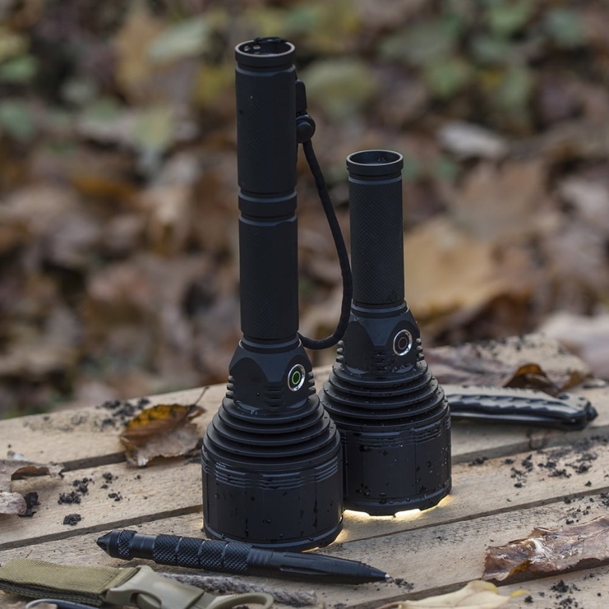 LED Dimmbares wiederaufladbares Taschenlampe LED/30W/5V IPX7 3000 lm 4200 mAh