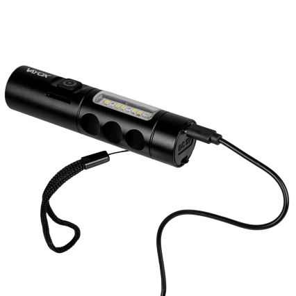 LED dimmbare wiederaufladbare Taschenlampe mit rotem Licht LED/5W/5V IPX4 250 lm 2000 mAh