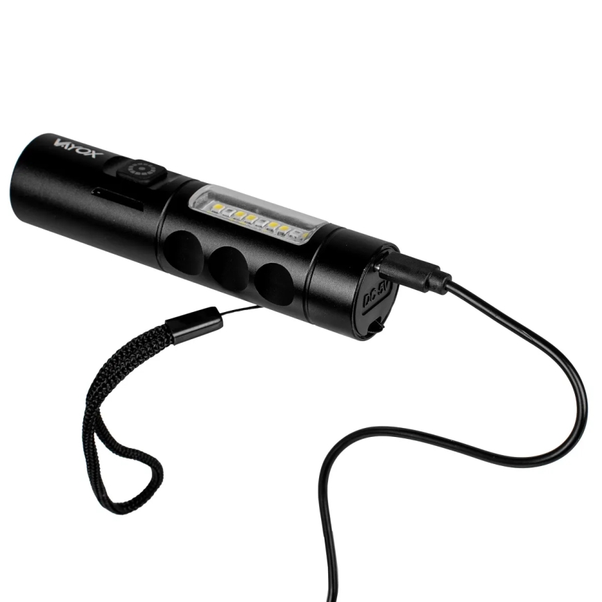 LED dimmbare wiederaufladbare Taschenlampe mit rotem Licht LED/5W/5V IPX4 250 lm 2000 mAh