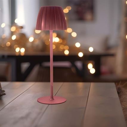 LED Dimmbares wiederaufladbares Touch-Tischlampe LED/2,7W/5V 3000/4000/6000K 1800 mAh Braun