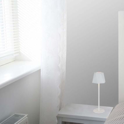 LED dimmbare wiederaufladbare Touch-Tischlampe LED/4W/5V 3000-6000K 1800 mAh weiß