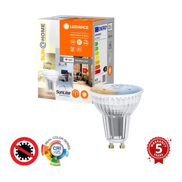 LED dimmbare antibakterielle Lampe PAR16 GU10/4,9W/230V Wi-Fi - Ledvance