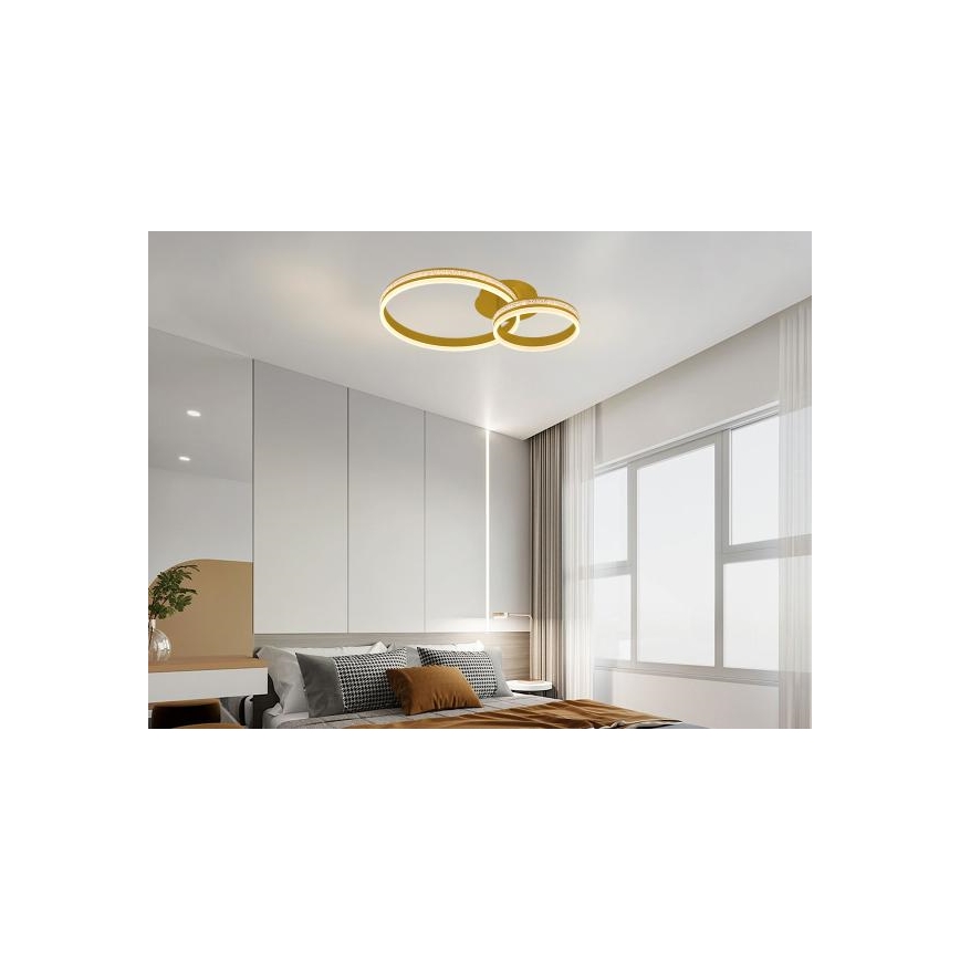 LED-dimmbare Aufbau-Deckenleuchte LED/110W/230V 3000-6500K + Fernbedienung