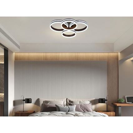 LED-dimmbare Aufputz-Deckenleuchte LED/150W/230V 3000–6500K + Fernbedienung