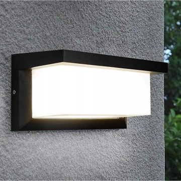 LED dimmbare Außenwandleuchte NEELY 1xE27/W/230V 2700-6500K IP54 schwarz